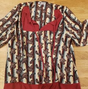Dressy paisley blouse